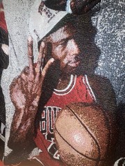 Brand X Studios Designer Brand Michael Jordan 3 Tapestry Pullover Hoodie Medium
