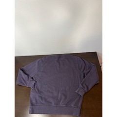 Nike Mens Crewneck Sweatshirt Navy Blue Purple Embroidered Swoosh Pullover M
