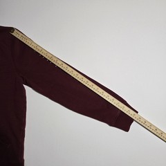 Tommy Hilfiger Men’s Size Medium Full Zip Hoodie Burgundy Red Long Sleeve Logo