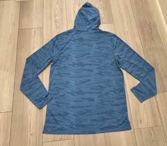 DSG Men’s Blue Long Sleeve Jacquard Hoodie Sz Medium