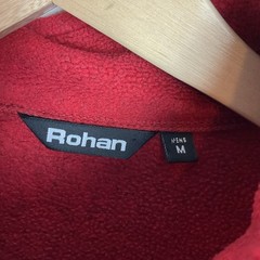 Rohan Vital Zip Fleece Mens Medium Red 1/4 Zip Jumper Outdoor Walking Hiking