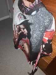 Brand X Studios Designer Brand Michael Jordan 3 Tapestry Pullover Hoodie Medium