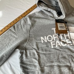 The North Face Pullover Hoodie Mens Size L Gray Long Sleeve Stretch Drawstring