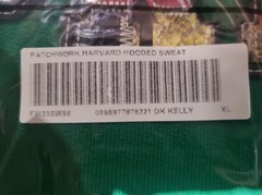 Supreme Collegiate Patchwork Leather Hooded Sweatshirt, Green, XL