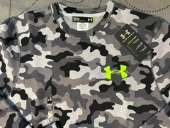 UNDER ARMOUR PERFORMANCE ALL SEASON GEAR CAMO SWEATSHIRT SIZE M MEN NWT $$$$