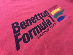 United Colors of Benetton Formula 1 Racing Team Sweatshirt Size M Italy Vintage