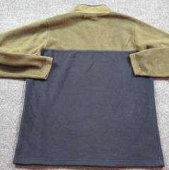 Columbia Pullover Mens LT Green Gray Snap Sweatshirt Fleece Hiking Large Tall