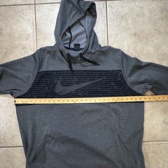 Nike Dri-FIT Pullover Hoodie Men’s 3XL Tall Black Gray Athletic Sweatshirt