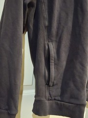 ​Fabletics Men’s The Courtside Hoodie Size Medium Charcoal Gray French Terry Zip