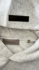 Fear of God Essentials Light Oatmeal Hoodie size XXL