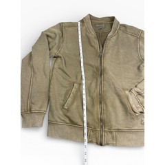 Lucky Brand olive green Full Zip Sweatshirt Mens S Olive Green Soft Knit Jacket