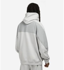 NEW Nike Air Fleece Hoodie HJ0273-009 Photon Dust Smoke Grey Royal Mens Size L