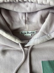 Acne Studios Wiener Dog Patch Hoodie Sweatshirt Nude Yellow Fits S tagged xxs