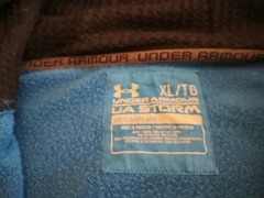 XLT Under Armour Full Zip Front Hoodie Dark Teal