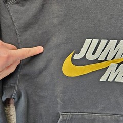 Nike Air Jordan Jumpman Sweatshirt Mens Medium Black Crewneck Pullover