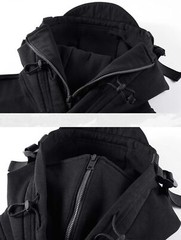 Niepce Unisex X-2 Pullover Black Techwear Hoodie Urban Streetwear Sweatshirt