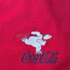Coca-cola Men’s Red and Burgundy Sweatshirt
