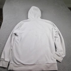Vintage Quiksilver Full Zip Hoodie Men’s XL White Sherpa Drawstring Skate Y2K