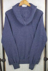 SCHOTT NYC Size Medium Mens Made in USA Hoodie Pullover Cotton Poly Blend Blue