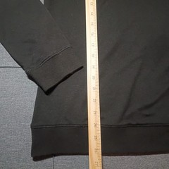 Solid Black Crew Neck Sweatshirt Size Large EUC Fast Shipping