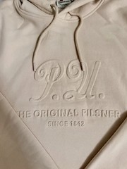 Pilsner Urquell Beige Pullover Hoodie Men’s XL *Authentic*