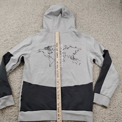 Hoodrich Hoodie Mens Medium Gray Street Wear UK Designer Hip Hop Sweatshirt