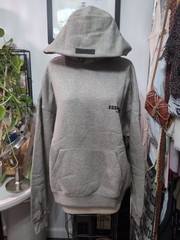 NWT NIP ESSENTIALS Fear Of God HOODIE Men’s Medium Dark Oatmeal – PACSUN