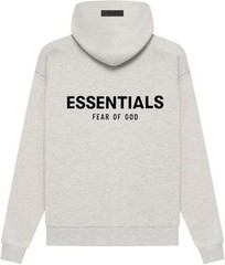 NEW Fear of God Essentials Light Oatmeal White Hoodie Size Small Authentic✅