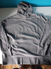 Reebok Women’s/Teens Soft Gravity Hoodie Gray Adult XL, Drawstring, Zip Pocket
