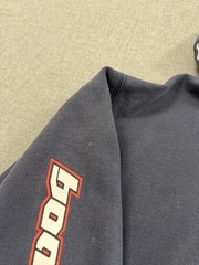 Vintage Quiksilver Hoodie Mens Medium Blue Boardriding Graphic Skate Surf