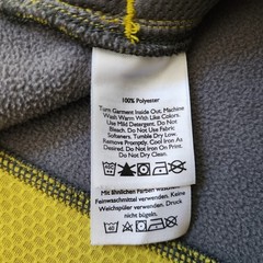 Eddie Bauer Motion FreeHeat Mens XL Full Zip Hoodie Chartreuse Yellow Fleece