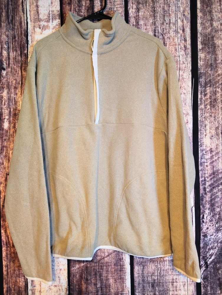 GOODFELLOW & CO Men’s Tan Fleece Pullover Super Soft Shirt Size XL NWT