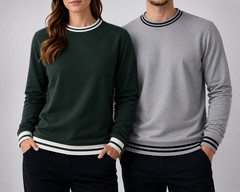 Premium Collegiate Crewneck Unisex Sweatshirt – Soft Cotton Blend for Everyday