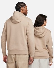 Nike Sportswear Club Fleece Pullover Hoodie Khaki Brown Mens Sizes BV2654-247