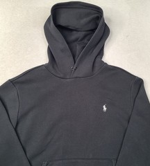 Polo Ralph Lauren Modern Poly Cotton Mix Hoodie Sweatshirt Black Men’s Large