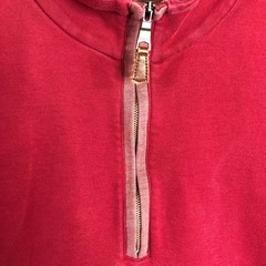 Banana Republic Sweatshirt Mens XL Pullover Long Sleeve Red Plum 1/4 Zip