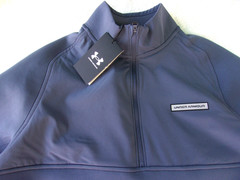 NWT Under Armour Storm 1/4 zip golf pullover, men’s S, dark gray, poly., $90
