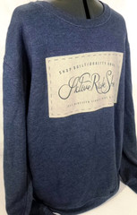 Active Ride Shop-Mens Pullover Sweatshirt-XL Extra Large-Blue-Long Sleeve-Casual