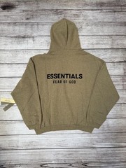 NEW Fear of God Essentials Fleece Hoodie (FW24) Heather Gray Sz XXS-XL FREE SHIP