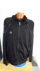 Adidas Combat Sports Rare Black Microfiber Hoodie Fits XXL Slim!
