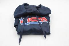 Men / Unisex Hoodies Pullover Hooded Sweatshirt USA Embroidered Size L