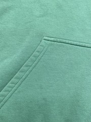 adidas Mens M Trefoil Essentials Hoodie Sweatshirt Green Fleece Embroidered Logo