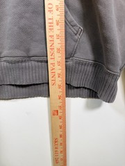 Elwood Mens French Terry Sweatshirt Hoodie Oversized Sustainable Gray Sz Large
