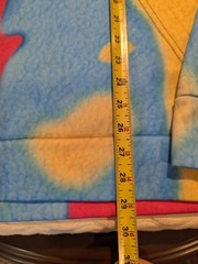 I Am Kenough Barbie Movie Hoodie Mattel Size L Pullover Tie Dye Fleece Lined