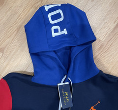 Polo Ralph Lauren Hoodie Sweatshirt Men’s Medium Big Pony Color Block NWT