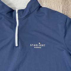 Peter Millar Pullover Men XXL Navy Blue Perth Quarter-Zip Performance