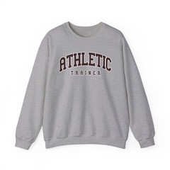 Athletic Trainer Sweatshirt Gifts Crew Neck Long Pullover Shirt Men Unisex