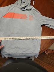 Under Armour Pullover Hoodie Size S Mens Logo Gray ***See Pics And Description