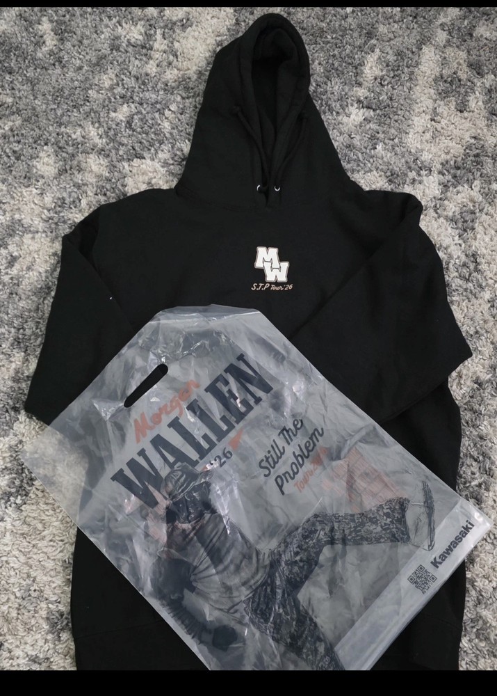 Morgan Wallen Still The Problem Official Tour Merch (Hoodie) Size : XL with Bag