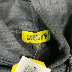 China Town MARKET Back to Back Champions 2021 Black Pullover Hoodie M New